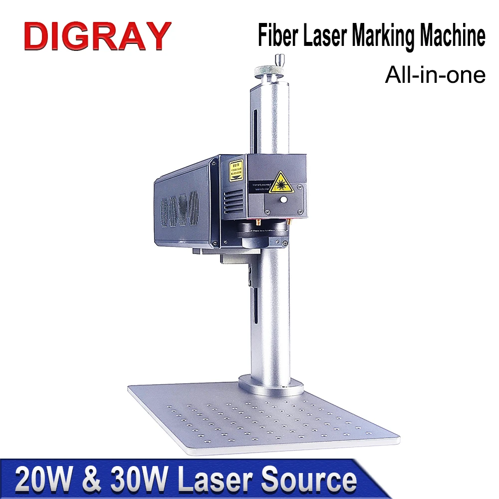 DIGRAY 20W 30W A8 Fiber Laser Marking Machine Industrial Portable Compact Engraving Machine for Engraving Metal Jewelry Plastic