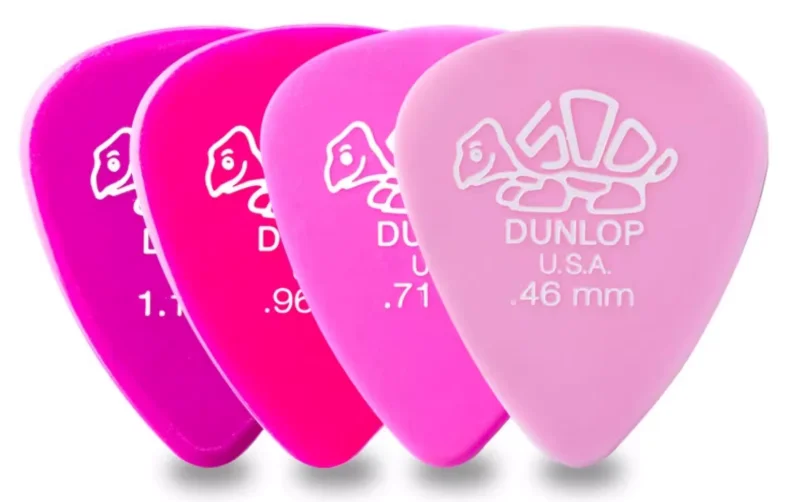 Dunlop Delrin 500 Standard Guitar Pick Plectrum Mediator 0.46-2mm, sell by 1 piece