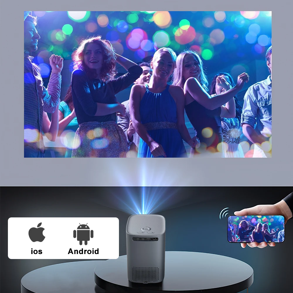 TouYinger-proyector de haz de luz LED D8, dispositivo 4K para cine en casa, Android 1080/5g, WiFi, vídeo, películas, Smart Tv, 2,4 P