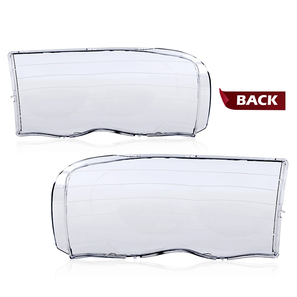 غطاء عدسة المصباح الأمامي واضح صالح ل 2002-2009 دودج رام 1500 2500 3500 مقاومة للاهتراء سهلة التنظيف مقاوم للماء متين