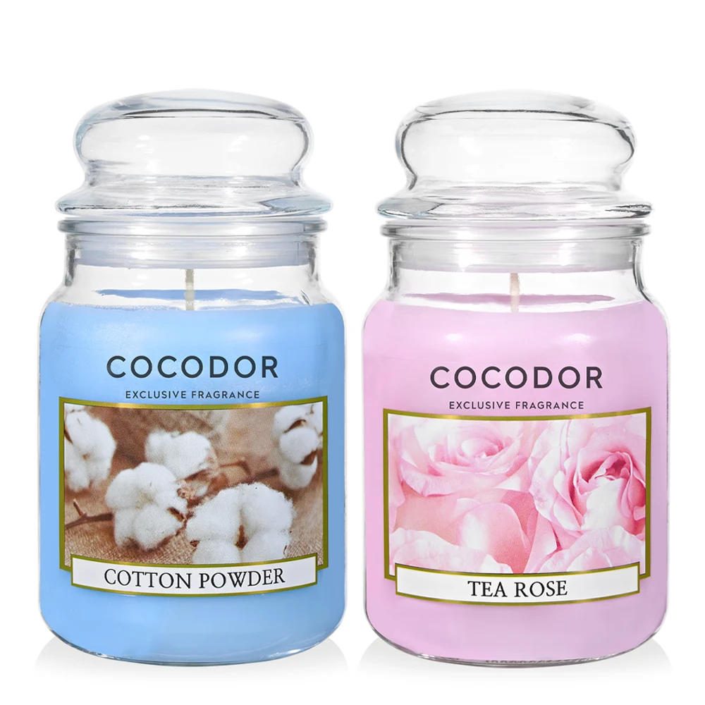 Coco-Dor Large Jar Perfume candle 510g x 2 pieces