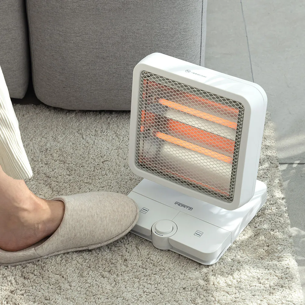 MORITZ Foot Touch 2-Stage Mini Electric Heater Left and Right Rotation Foot Stove Foot Heater