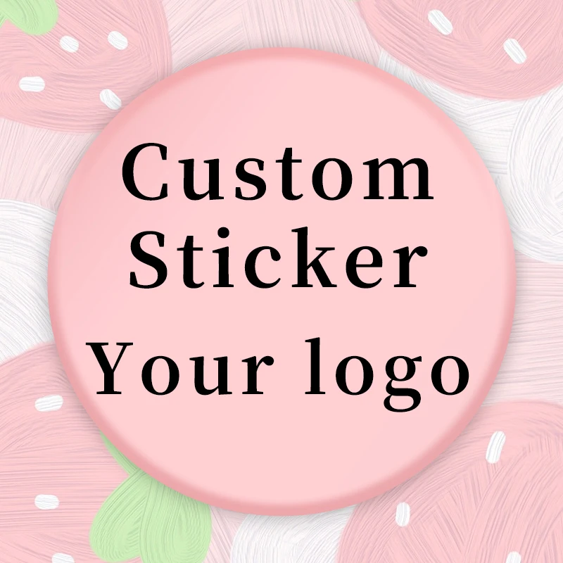 custom sticker printing christmas aesthetic cute travel food seal vinyl name logo paper clear PVC transparent label sticker roll