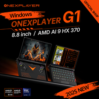 New Onexplayer G1 8.8 Inch AI HX 370 Oculink Laptop Video Game Portable Game pc Laptop Bluetooth Dual Keyboard