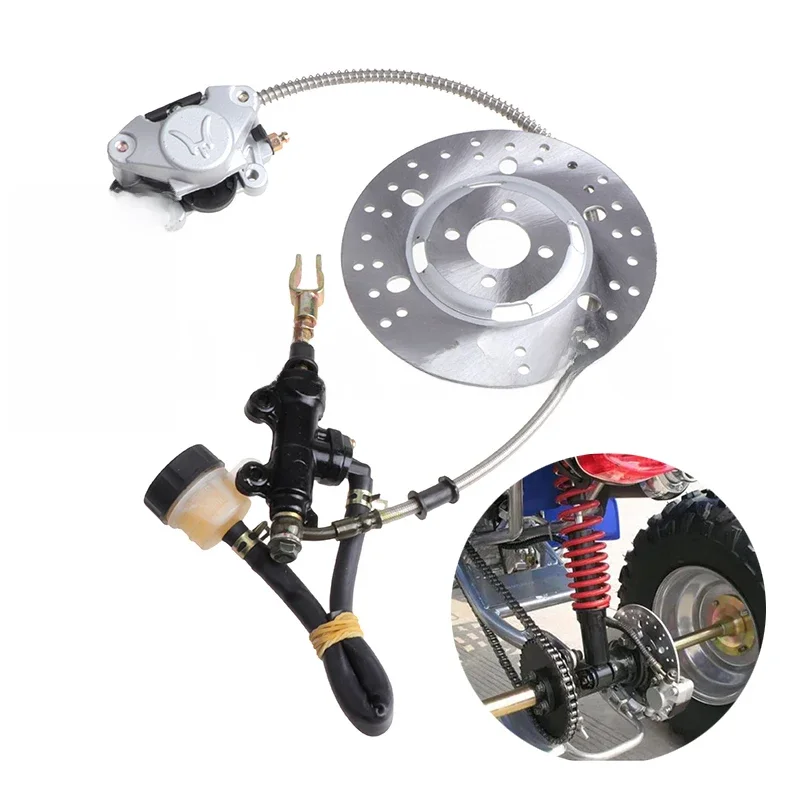 AliExpress NONE Rear Hydraulic Disc Brake Caliper Master Cylinder Pump Kit For 150cc 200cc 250cc 300cc ATV UTV Buggy Quad Dirt Bike Accessories