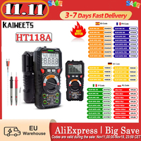 Kaiweets Digital Multimeter Trms 6000 Counts Voltmeter Auto-Ranging Accurately Measures Voltage Current Amp Resistance