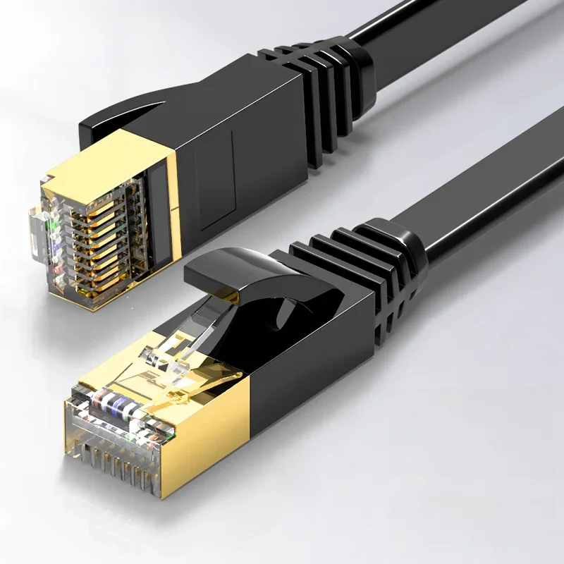 OMAY-Cabo de Rede Ethernet, Patch Cord para Modem Router, LAN, RJ45, Cat7, UTP