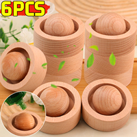 Wooden Essential Oil Diffuser Sustainable Fragrant Perfume Air Freshener Round Ball Aromatherapy Diffuser for Home Office Car