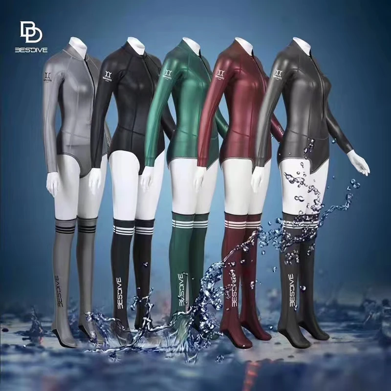 TRUEDIVE ロンスプ ウェットスーツ おまけソックス2セット Bestdiveダイビングロング靴下2ミリメートルネオプレンsmoothskin