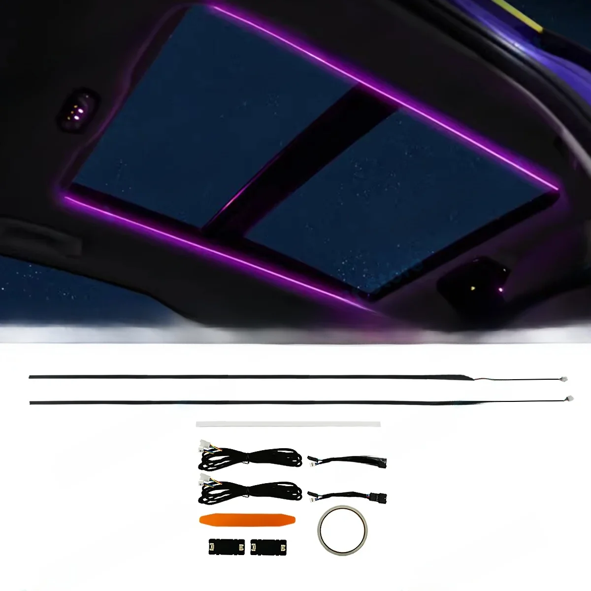 11 couleurs LED G20 toit ouvrant lumière pour BMW série 3/5 G30 G01 G05 X3 X4 X5 X6 X7 voiture toit panoramique lucarne lumières ambiantes Refit