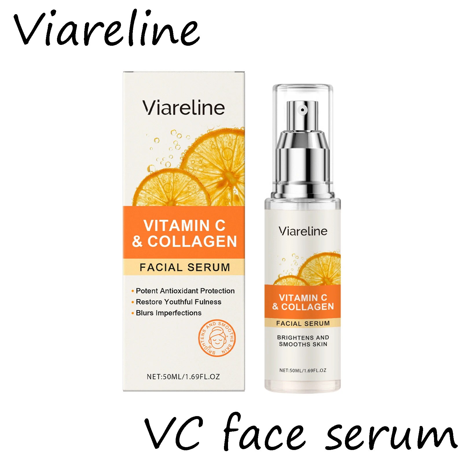 سيروم فيارلين فيتامين C للوجه، ترطيب يومي، يعزز النعومة، مضاد للأكسدة، لون البشرة المتوهج، استعادة مصل بشرة الوجه #1