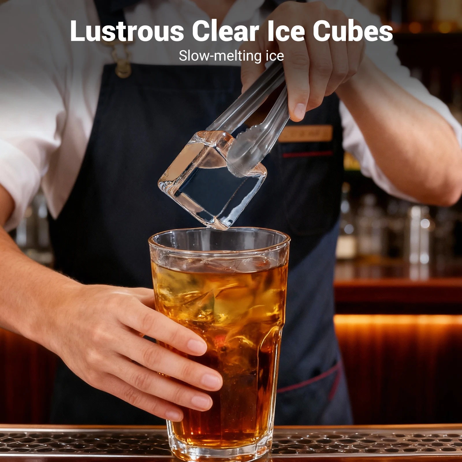 Clear Ice Cube Maker, 3 Crystal 1.6