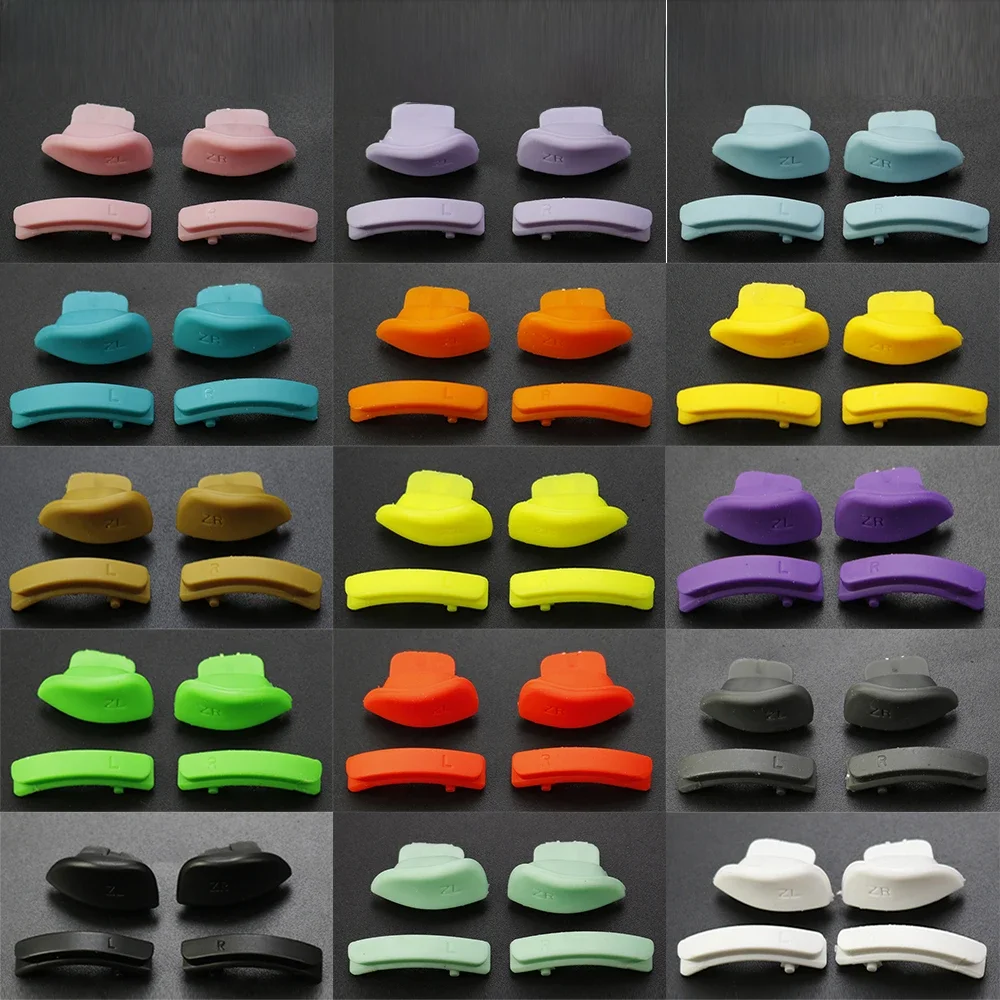 JCD 4 en 1 gauche droite JoyCon manette de jeu L R ZL ZR clé boutons de déclenchement bouton en plastique pour Switch NS Joy-Con contrôleur accessoires