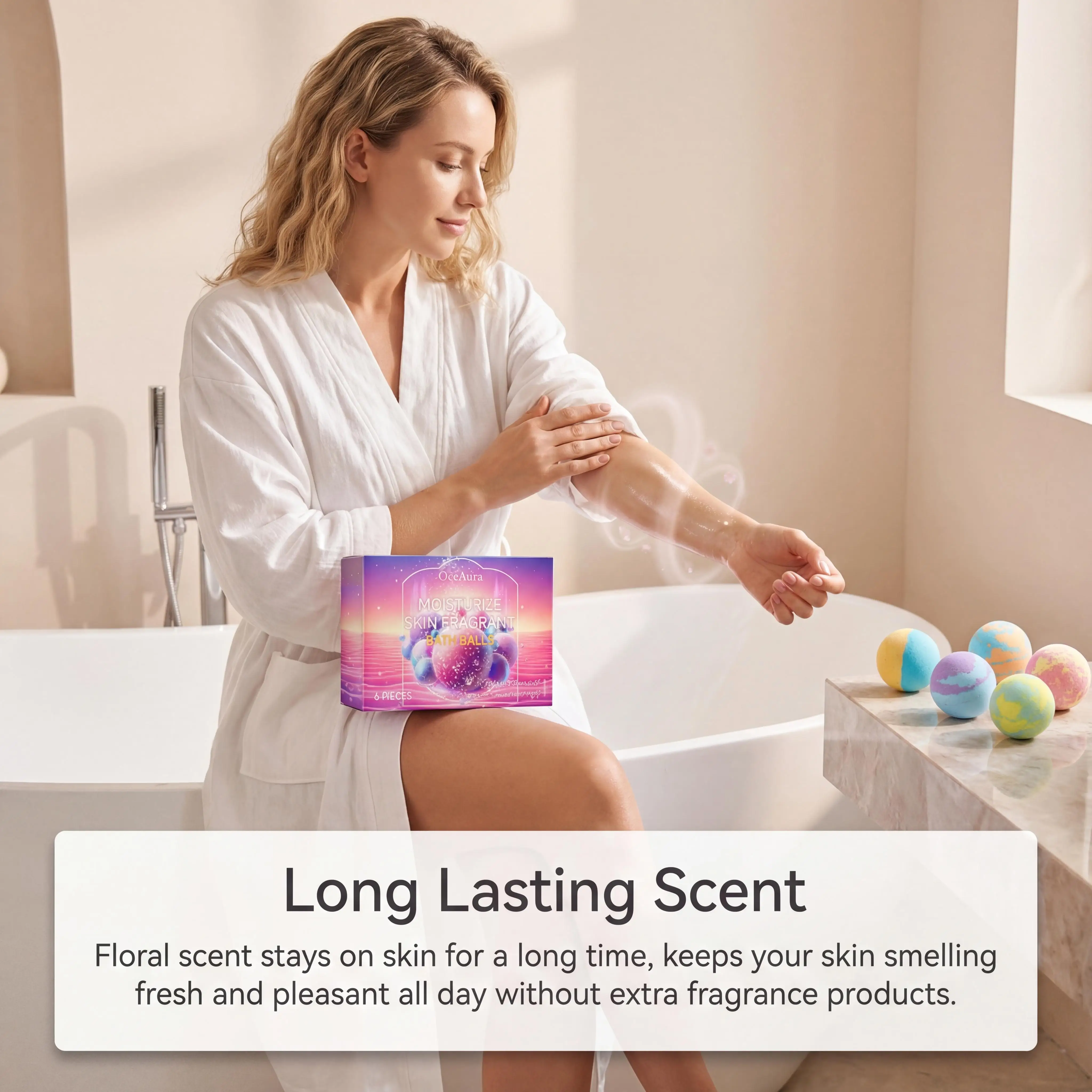 Bath Ball for Kids with Surprise Inside 6pcs Organic Colorful Bubble Bath Fizzy Ball Relaxing Aromatherapy Rich in Pure Essential Oils Dry Skin Moisturize Bubble Spa Bath Birthday Gifts Set