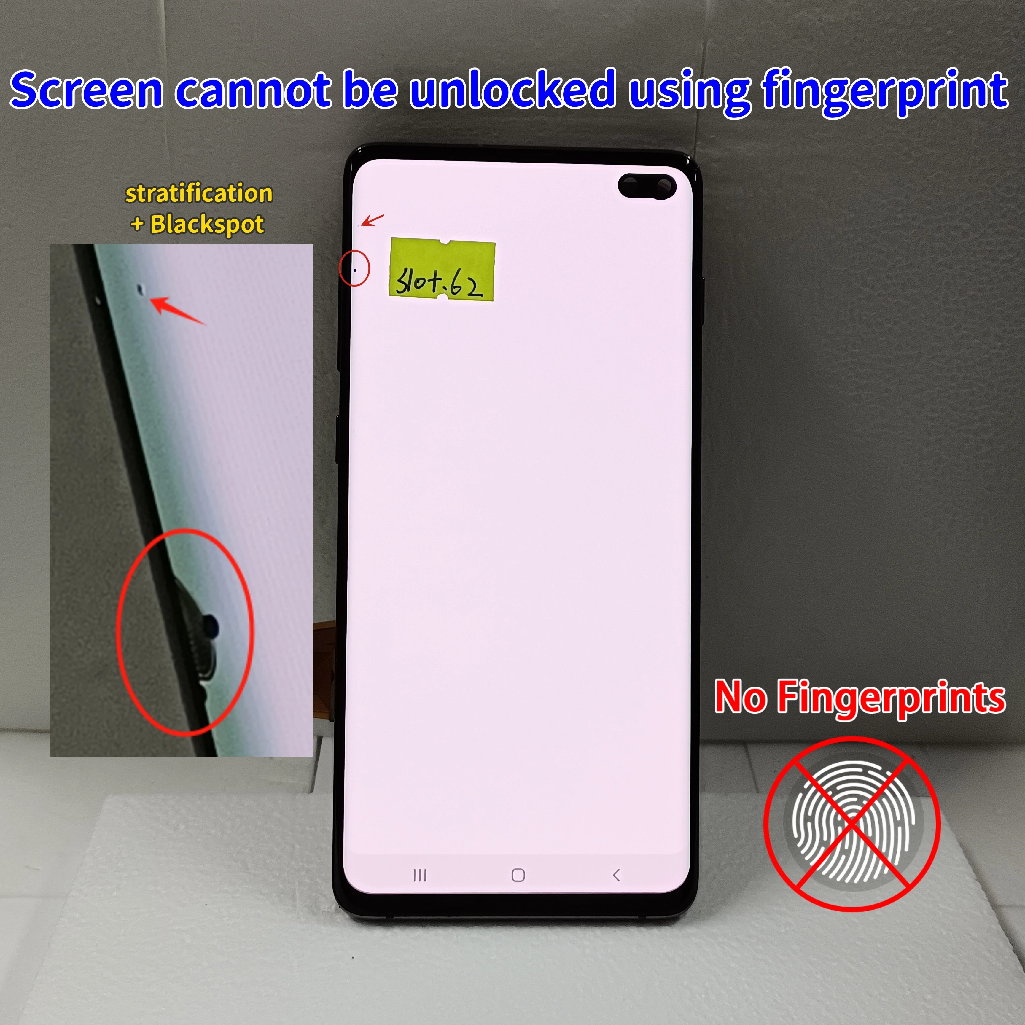 100% Test For S10+ Lcd For Samsung Galaxy S10 Plus Display Screen G975 G975f G975u Assembly Touch Panel Replace Part With Defect