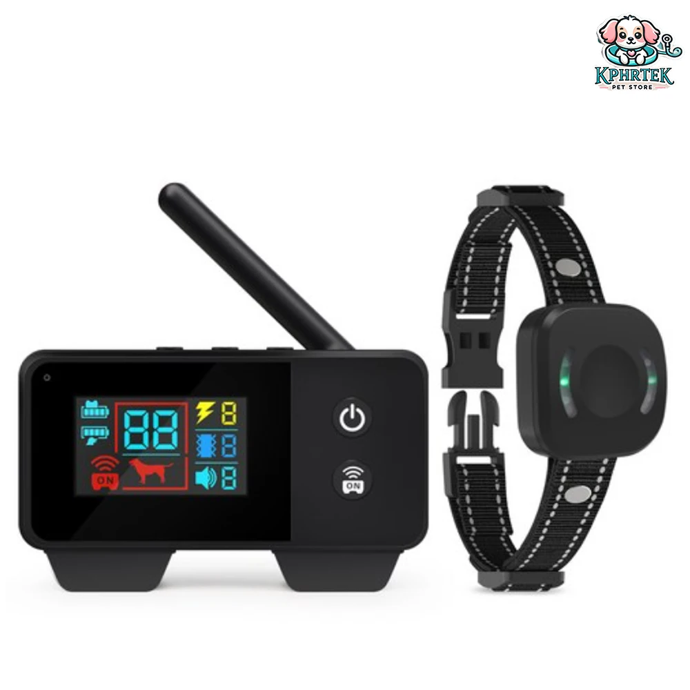 

10 PCs Wireless Electronic Fence Pet Dog Training Device Smart Electric Shock Collar Waterproof Rechargeable Barking Stopper