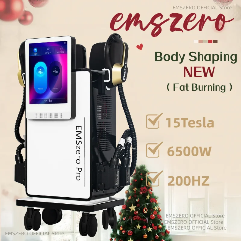 NEW EMSzero 6500W Nova Electromagnetic Fat Removal Body Sculpt Therapy Machine EMS Muscle Stimulation Slimming Device For Salon