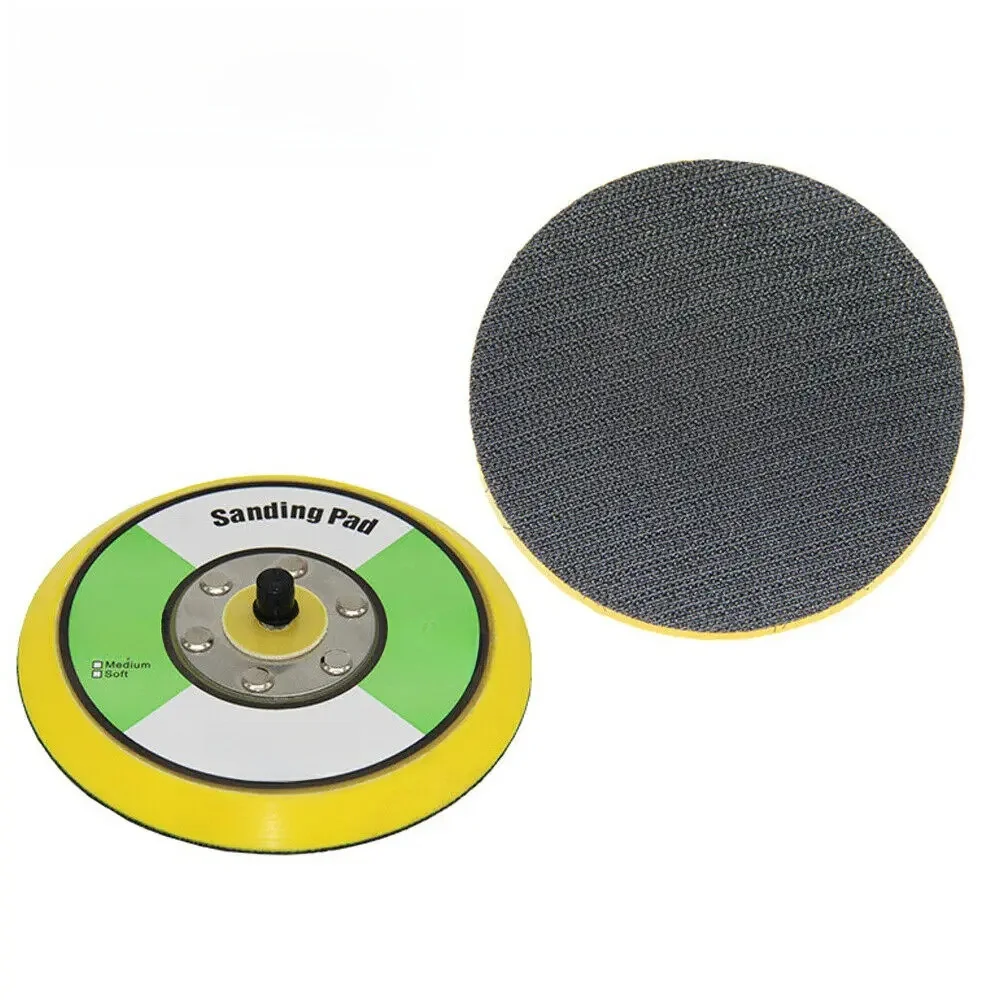 3 "zoll 75mm Haken & Loop Schleifen Polieren Sichern Pad Mit M8 Gewinde für Air Sander Schleif Disc schleifpapier Polieren Pads