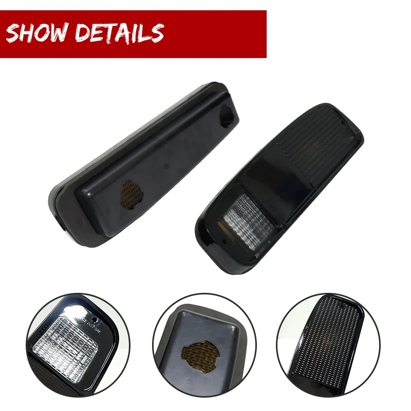 Car Rear Tail Light Cover Housings For Ford F100 F150 Truck 74-79, For Ford E100 E150 E250 E350 75-91, For Ford Bronco 78-79,etc