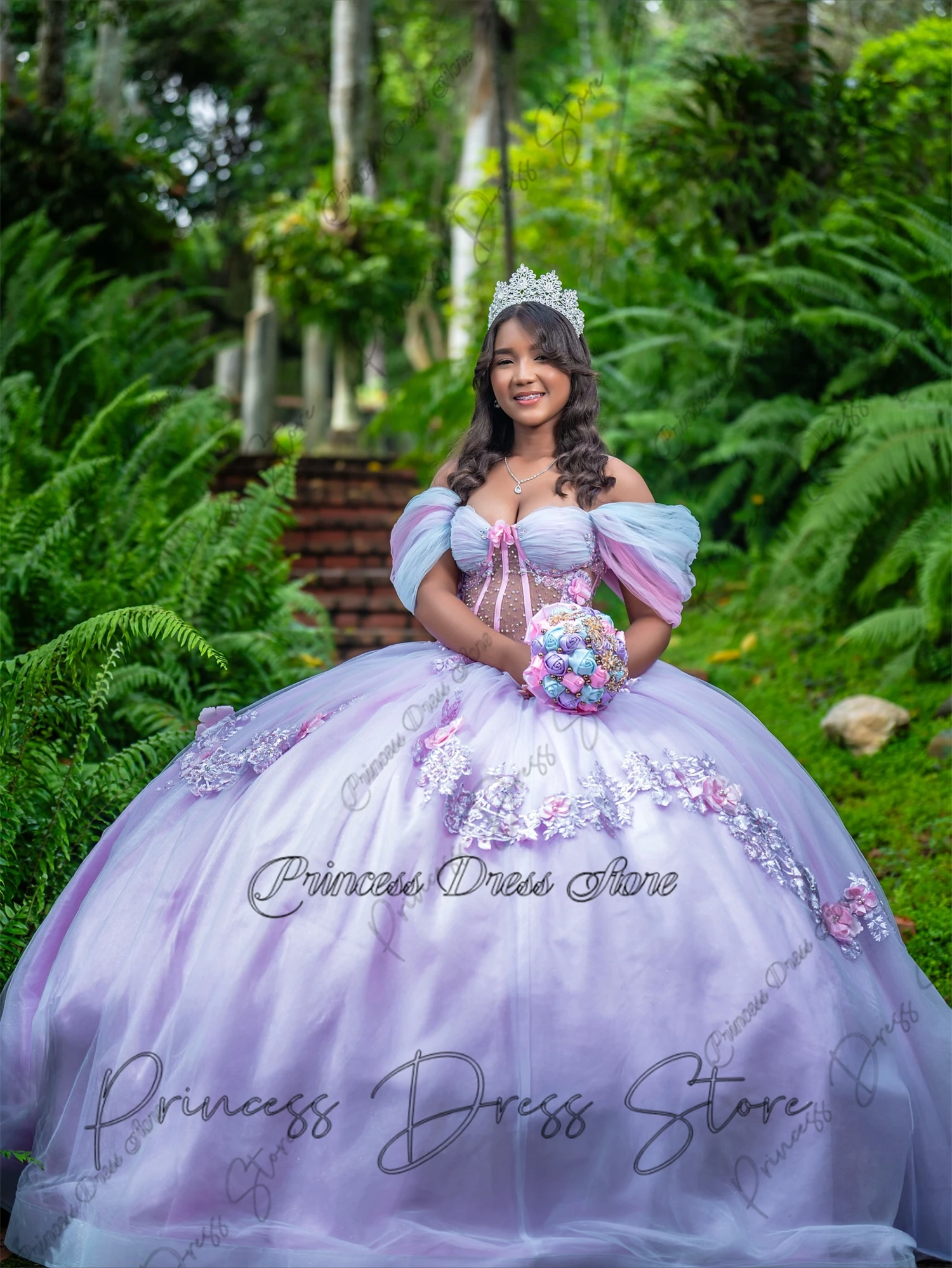 Luxo glamouroso querida quinceanera vestido para a menina rendas até plissado bedaed rendas apliques 2026 vestidos de 15 anos personalizado