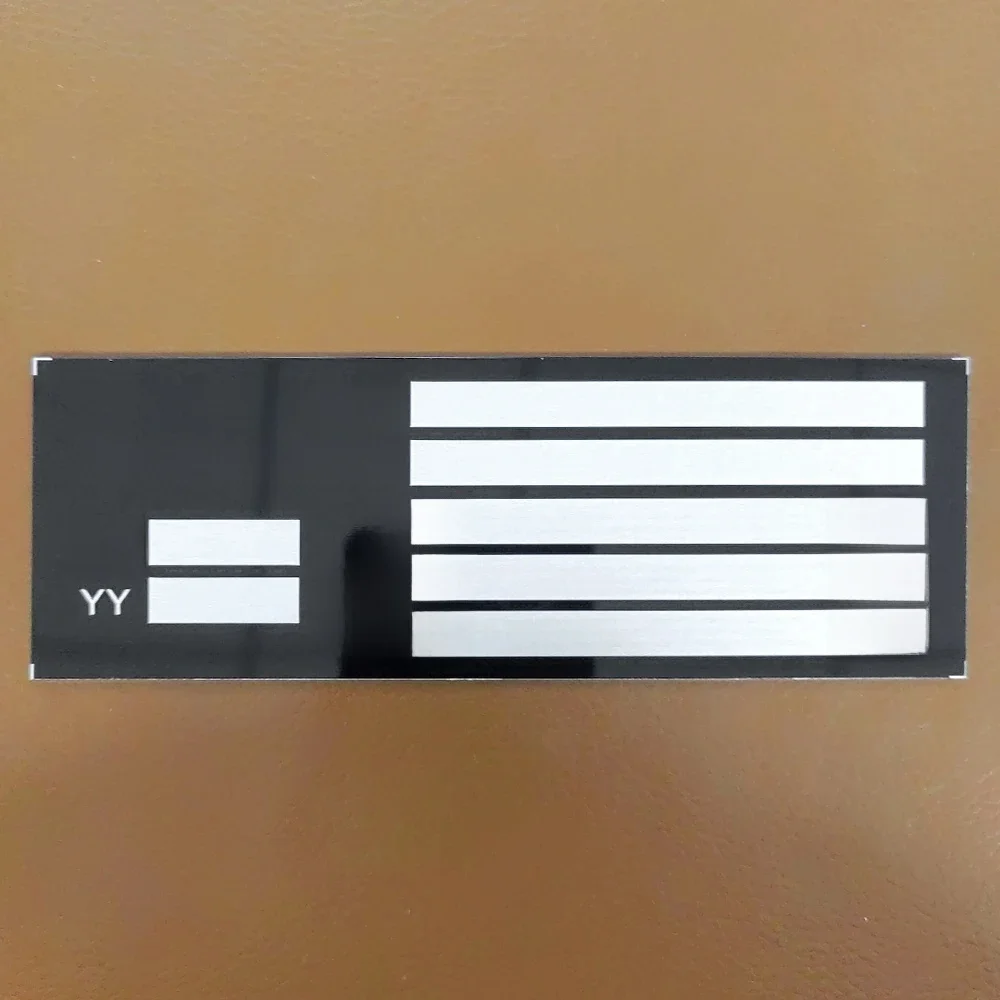 AliExpress NONE Blank or Engraved Aluminum Vehicle ID Tag Trailer Weight Plate Smart Car Box Boat Bike VIN Chassic RV Camper Parts