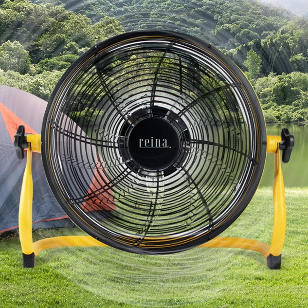 ريينا-مروحة معدنية لاسلكية محرك BLDC ، بطارية مساعدة محمولة ، سلك منخفض الضوضاء ، حقيبة Imbo لاسلكية ، مقاومة للماء ، التخييم في الهواء الطلق