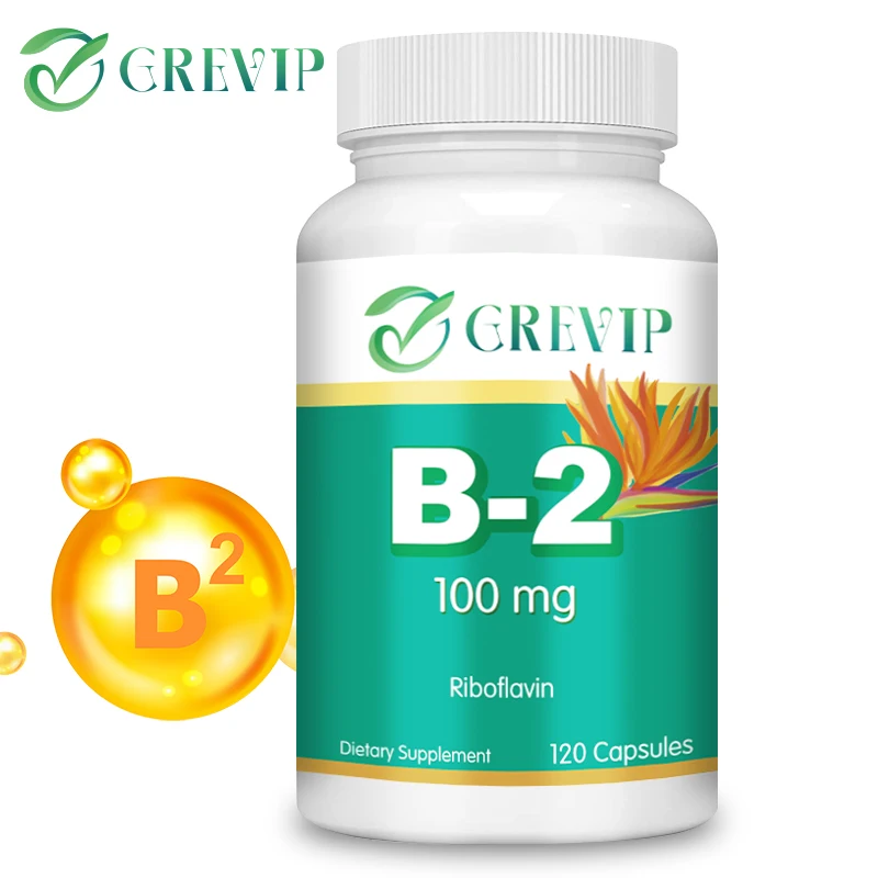 Vitamin B-2 - Helps with Healthy Energy Metabolism, Boosts Immunity, and Supports A Healthy Nervous System - 120 Capsules