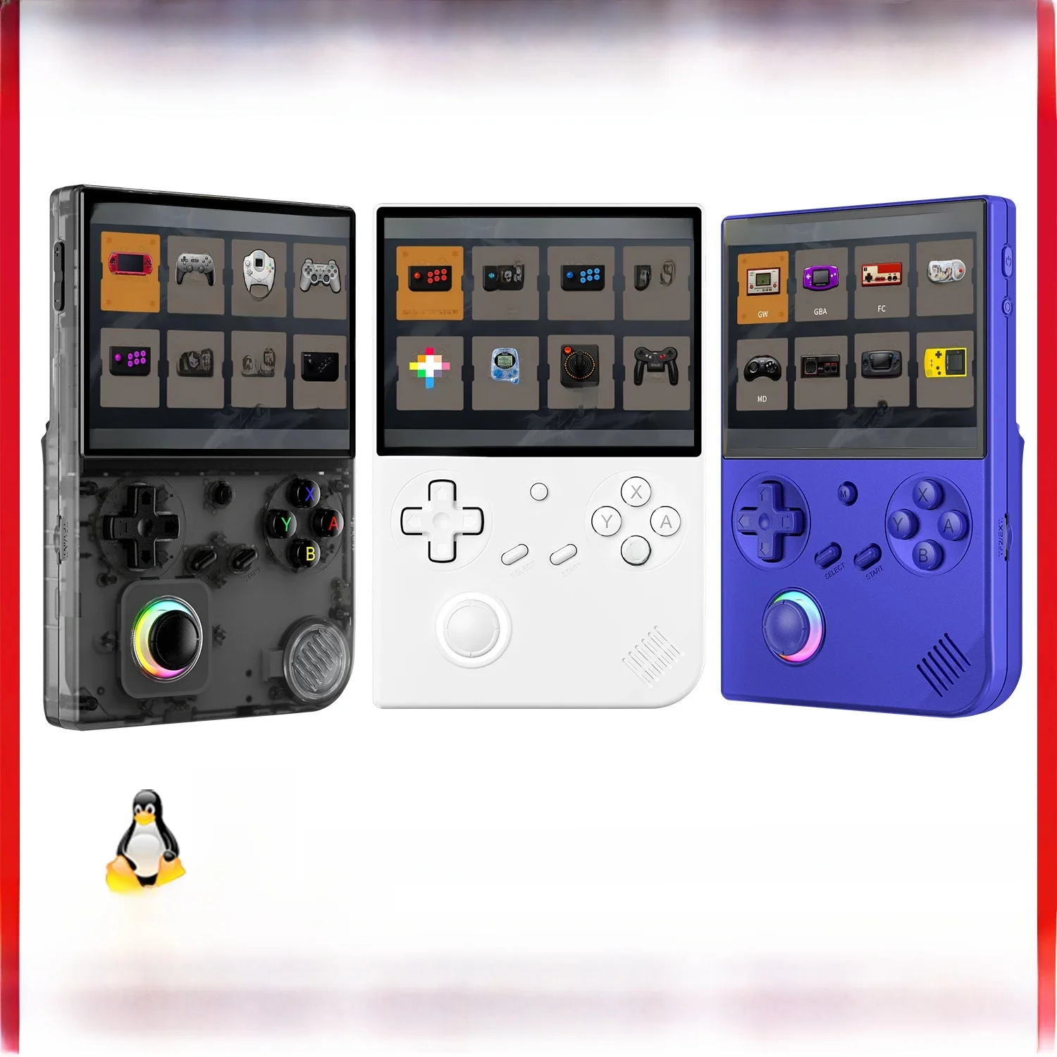 ANBERNIC RG 40XXV 64-bits Linux Retro draagbare gameconsole 4,0 '' IPS-scherm ondersteunt 5G WiFi Bluetooth HD-out RG40XXV met APP - afbeelding 2