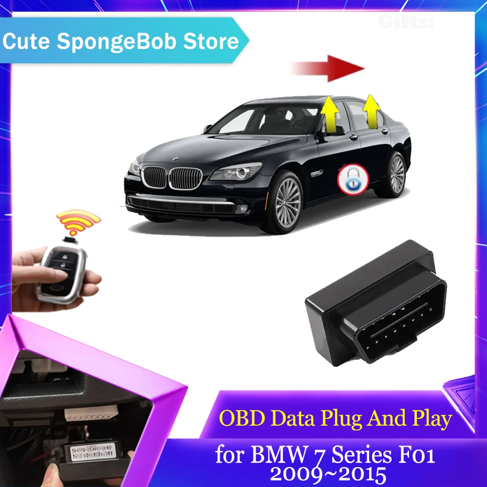 Car OBD Data Module for BMW 7 Series F01 2009~2015 2010 Window Folding Lifting Speed Lock Door Unlock Fold Mirror Accessories