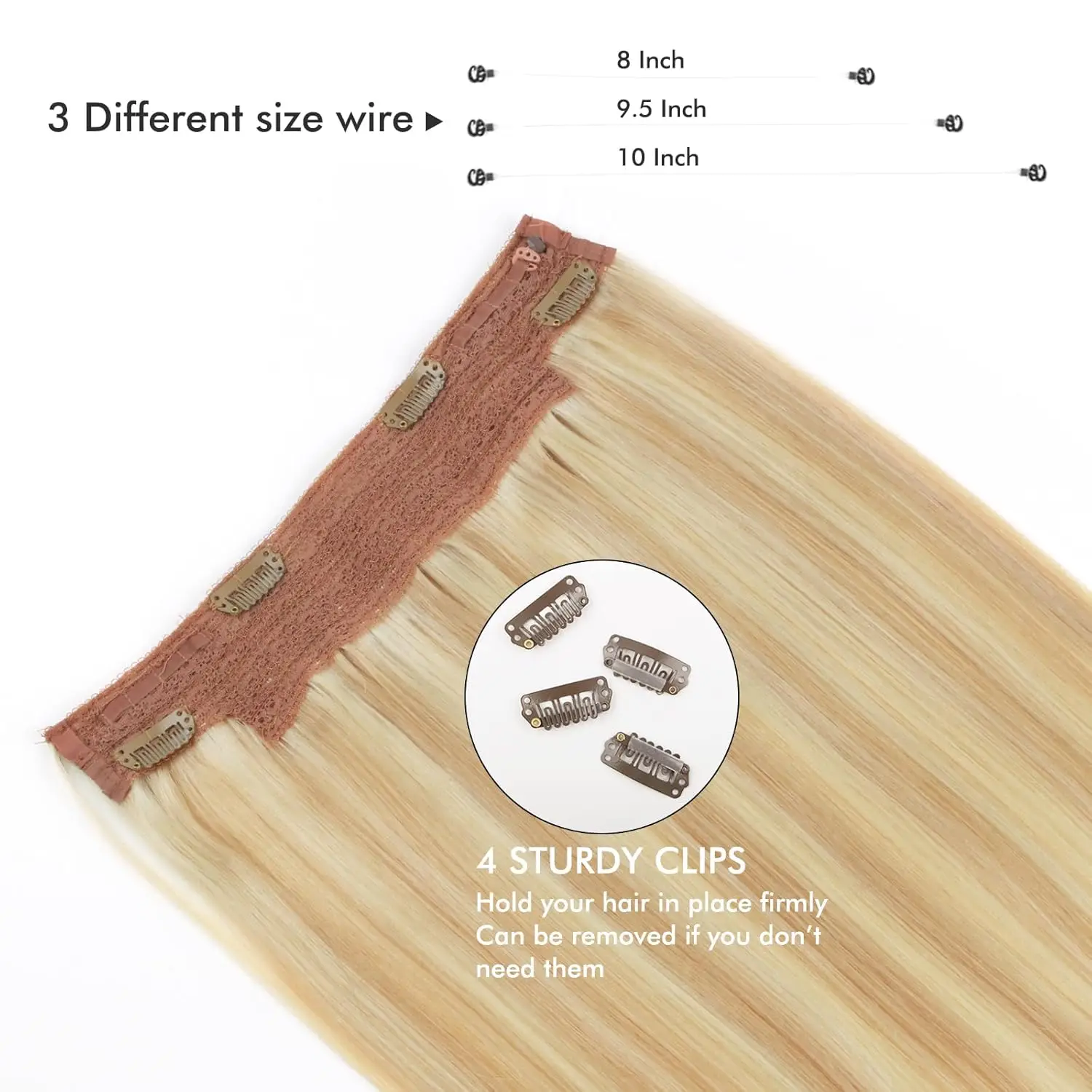 Наращивание волос Sixstarhair 80 г 100 г 12/16/18/20/22 дюймов 100% человеческие волосы Remy Clip Ins, наращивание волос из проволоки для женщин