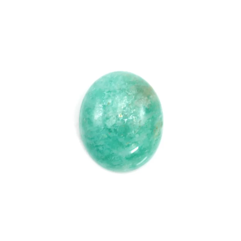5pcs Peruvian Amazonite Cabochon CAB Oval Shape Genuine Natural Stone 3x5-13x18mm For Making Jewelry Ring Earrings DIY Pendant
