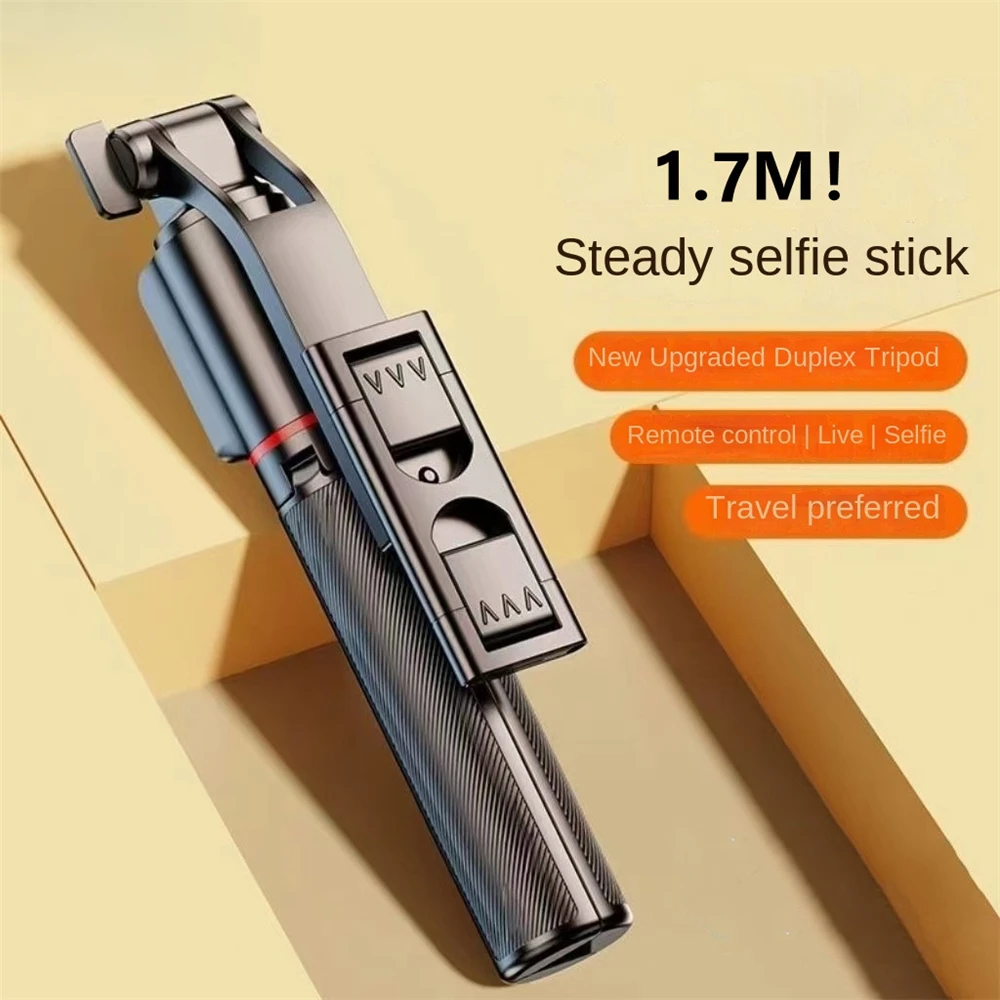 FANGTUOSI 170cm extender Selfie Stick trípodes con abrazadera para teléfono móvil para Samsung iPhone Huawei Xiaomi soporte