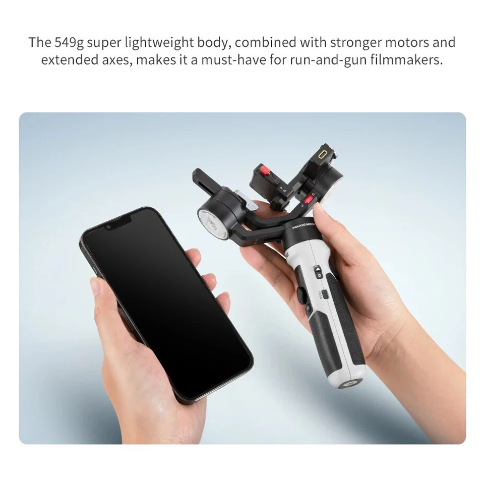 Zhiyun CRANE M2S 3-Axis Anti-Shake Handheld Camera Gimbal Stabilizer Compatible with Mirrorless Camera Actioncams Smartphone