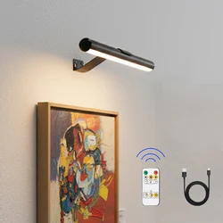 Aluminum LED Painting Wall Lamp Modern Gold Bathroom Mirror Light Interior Picture Lights For Bathroom Living Room Wall