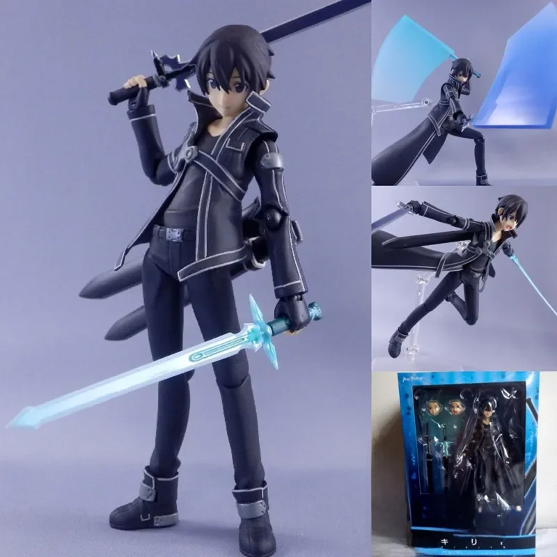 Anime SAO Kirito KazAAAsuna Figma 174 178 241 248 PVC Action Figure Statue, Collection Modèle Jouets, Butter Gifts