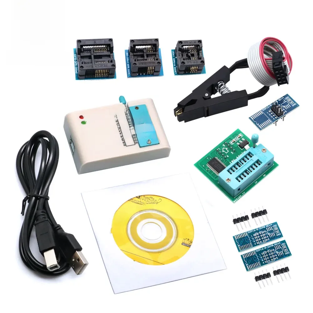Najnowsza wersja EZP2019 szybki programator USB SPI Support24 25 93 EEPROM 25 Flash BIOS Chip pełny zestaw z gniazdo adaptera — zdjęcie 2