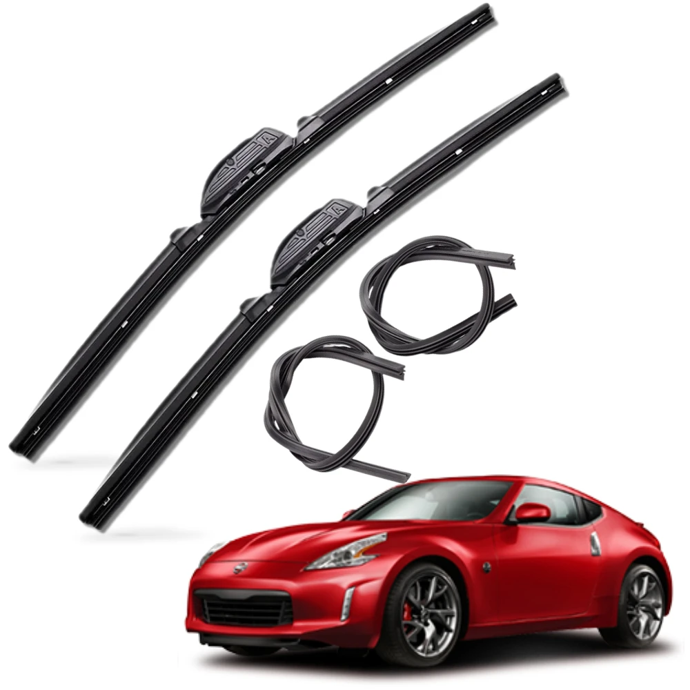 1 + 1 + 1 Nissan 370Z Pure Premium Wiper Brush with refillable Rubber