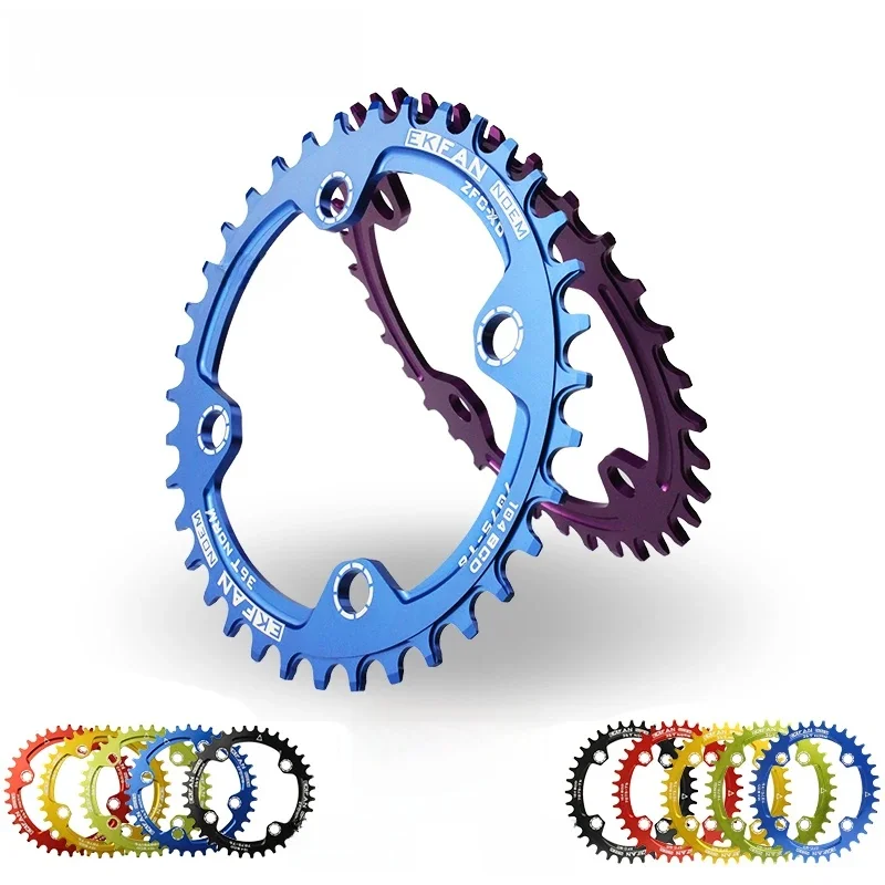 AliExpress EKfan High Quality EKFan 104BCD Bicycle Chainring 32T/34T/36T Narrow Wide Round Oval Cycle Chainwheel MTB Bike chain wheel