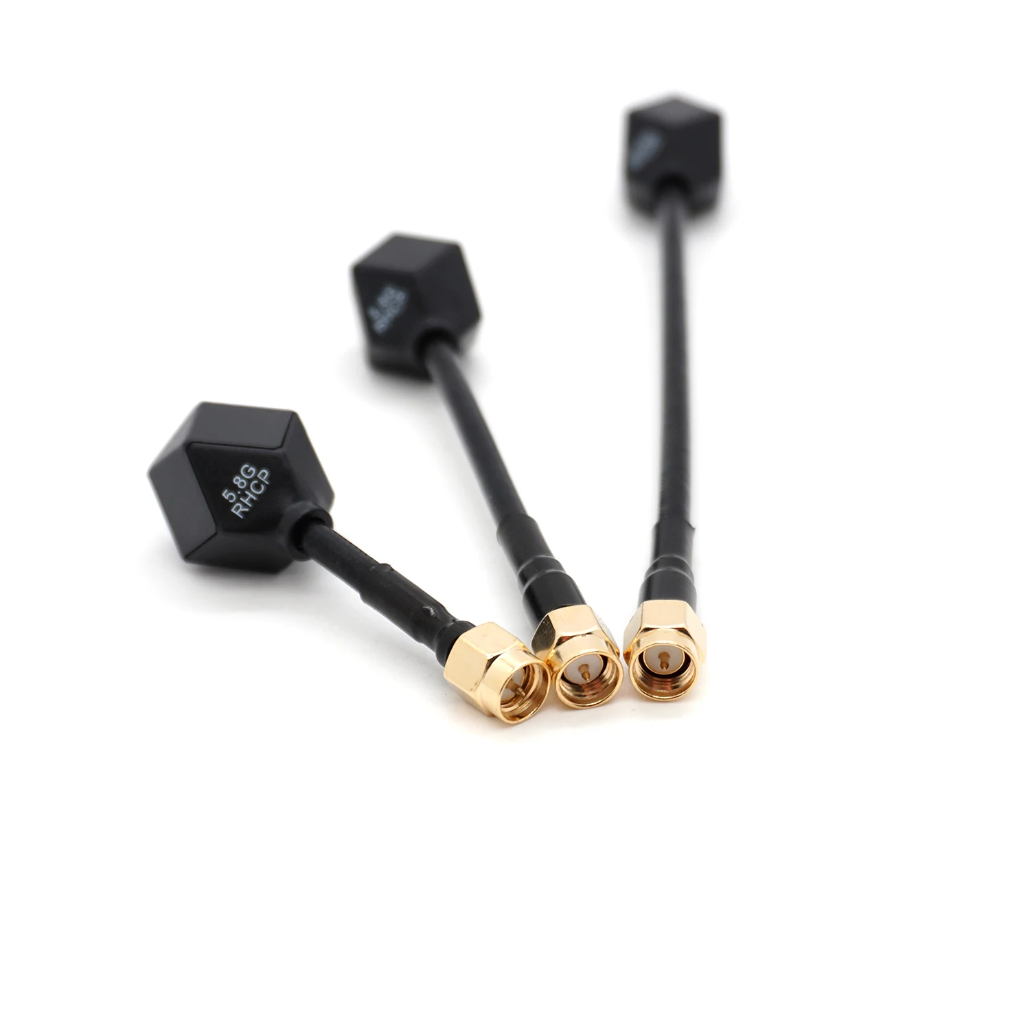 Antena YSIDO 5,8 GHz 2,4dBi 60mm/100mm/150mm LHCP RP SMA/RHCP SMA antena para RC FPV Drone Racing Freestyle Quadcopter avión