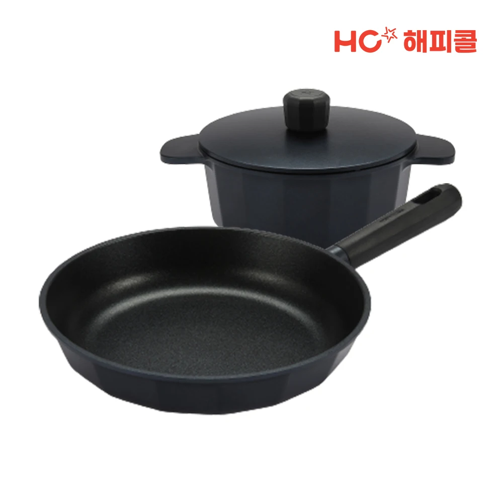 Happy Colplan IH Inductions Frying Pan/Pot for Casting 2P Set (26 fans/20 quantity)