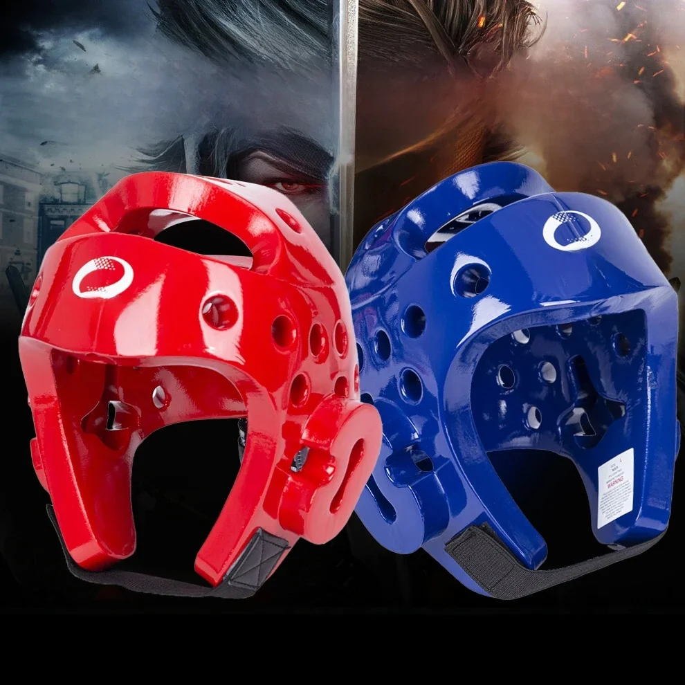 Kask Taekwondo Sanda Kick Boxing osłona głowy nakrycie głowy ochraniacz sprzęt sparingowy kask Karate Muay Thai Taekwondo ochrona głowy — zdjęcie 2