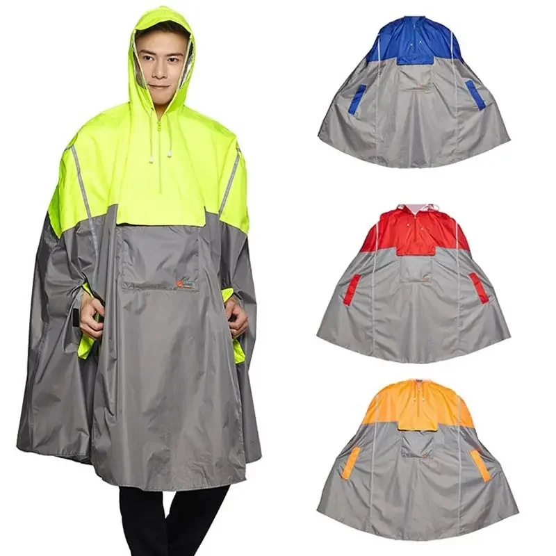 AliExpress QIAN Hooded Rain Poncho Bicycle Waterproof Raincoats Cycling  Jacket for Men Women Adults Rain Cover Fishing Climbing
