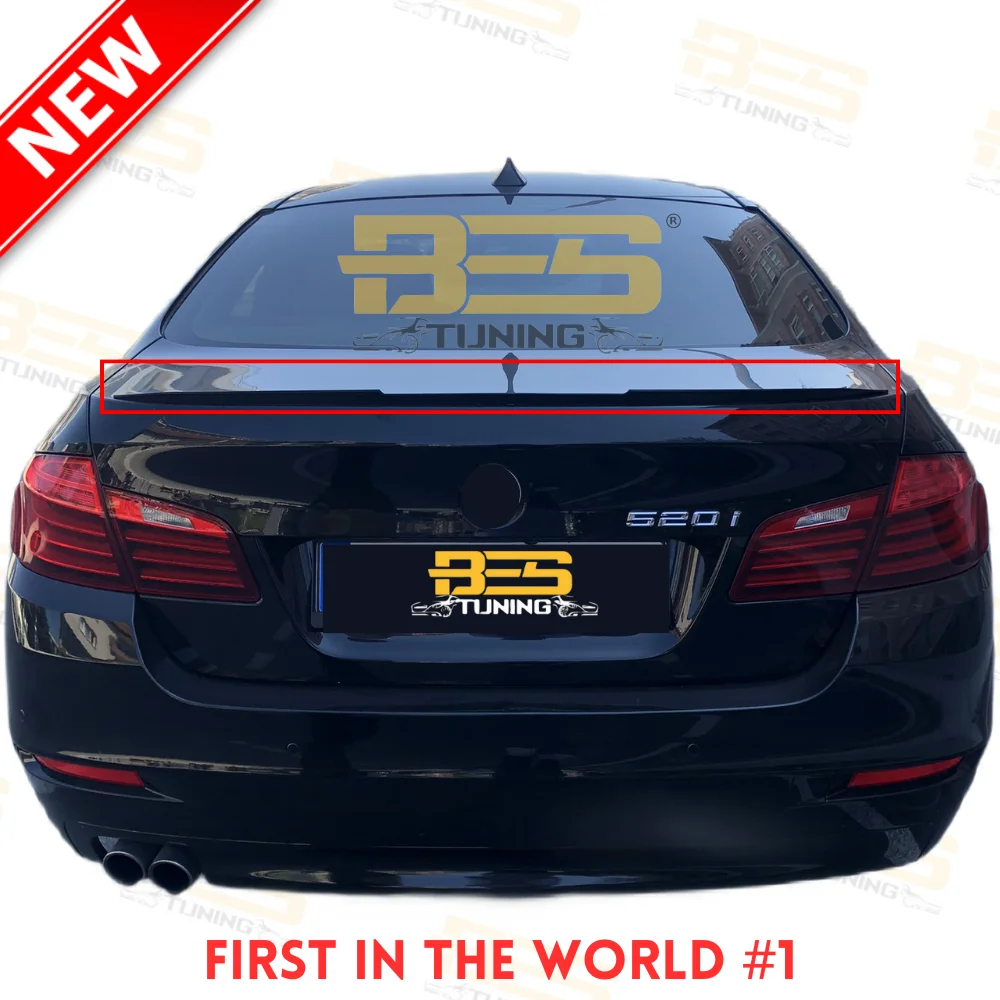 NEW Rear Trunk Bat Style Spoiler For BMW 520i F30 Car Accessories Lip Plastic Glossy Black Wing Sport Exterior Parts Tuning