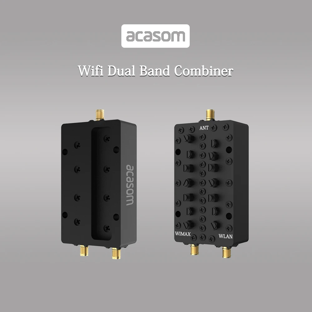 2,4 5,8 GHz WIFI 2 banda cavidad diplexor SMA doble banda combinador/multiplexor/cavidad diplexor 2 vías cavidad duplexor