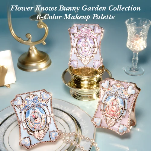 Imagen 2 del producto [NUEVO] Paleta de Maquillaje de 6 Colores de la Colección Bunny Garden de Flower Knows