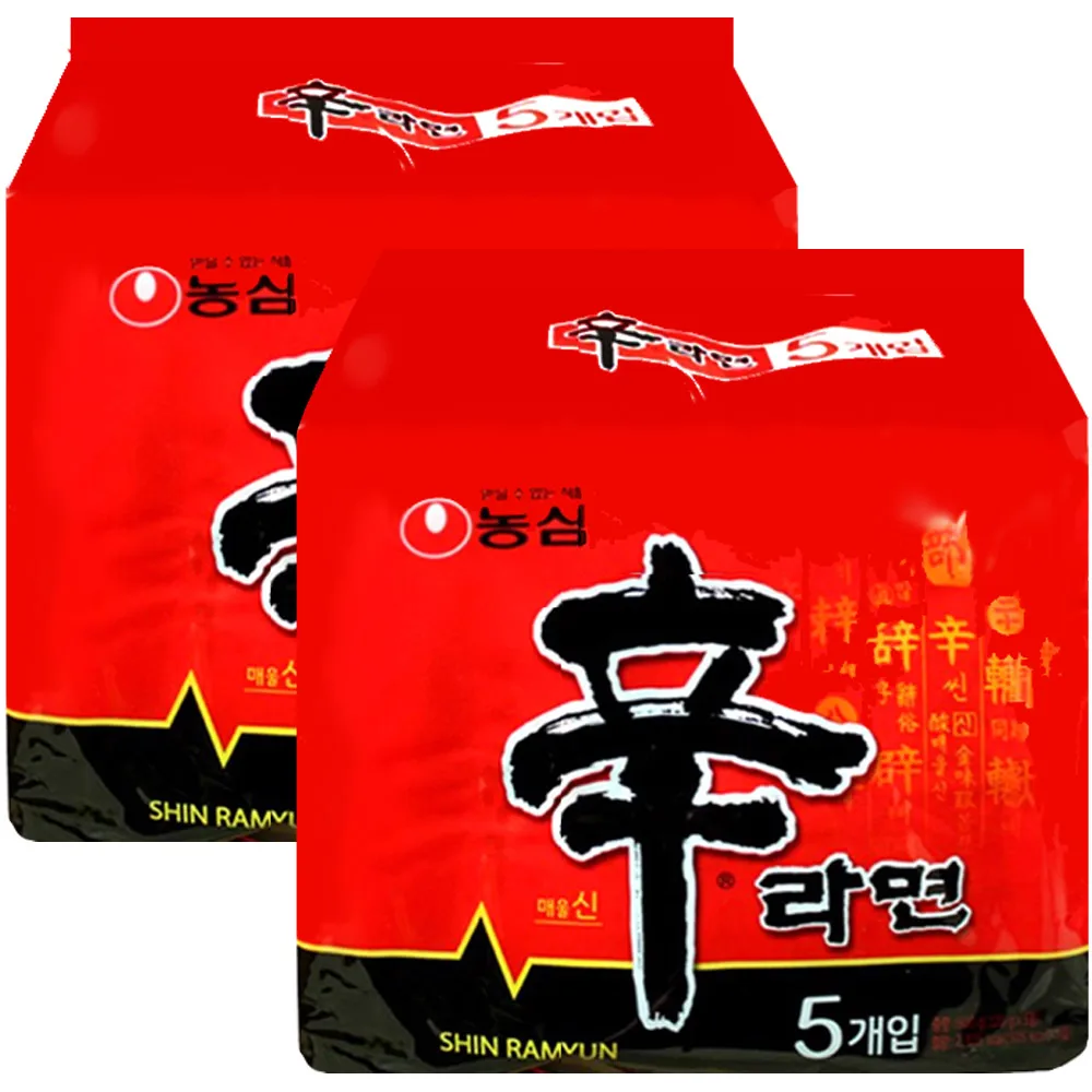 120g x 10 pieces of Nongshim Shin-myeon, spicy bag