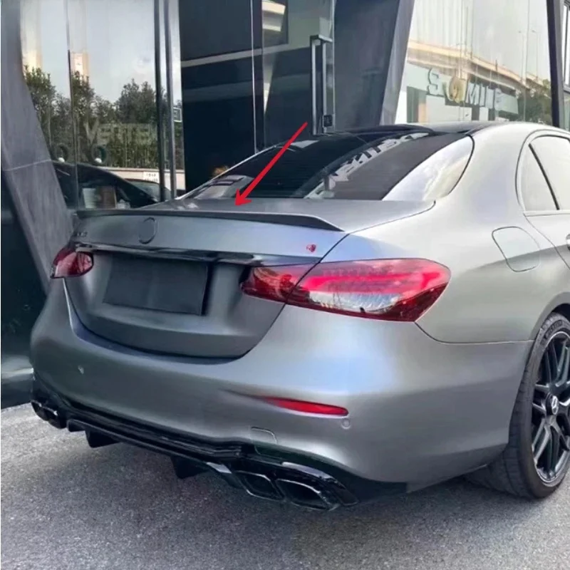 Becquet de Coffre Arrière en Plastique ABS, Accessoires de Voiture pour Mercedes-Benz Classe E W213 2016-2021, E200, E300, E320, E63