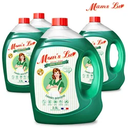 Mammable Mams Luv Floral Liquid Washing 2.5LX4 Indoor Dryside Baking Sot-neutral Low-Stimbered tax Low-Stimbered tax anti-stain remover Laundry Laundry