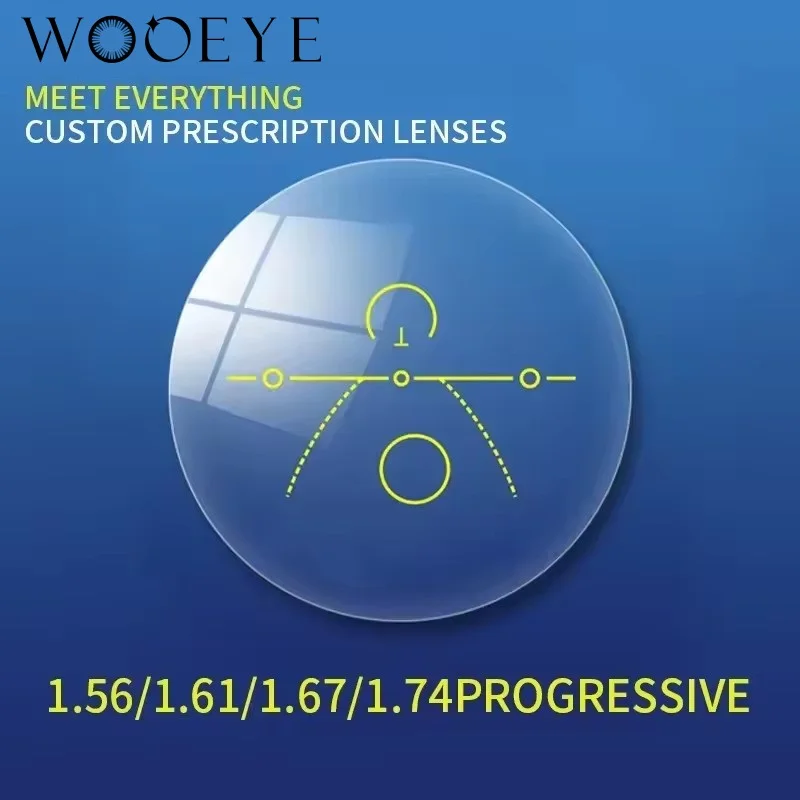 

Photochromic Progressive Multifocal Glasses CR39 Optical Glasses Lenses 1.56/1.61/1.67/1.74 Professional Custom Prescription