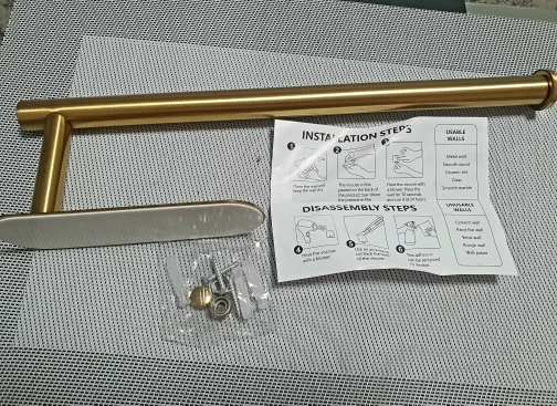 Kitchen Paper Towel Holder Adhesive Tissue Hanger Toilet Roll Paper Dispenser Cabinet Storage Napkin Rack Bathroom Accessories photo review